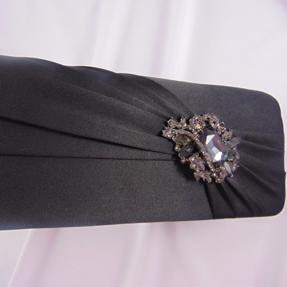 Black Satin Evening Bag/Clutch